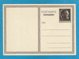 GANZSACHE UNGEBRAUCHT . POSTKARTE P 272/ 2. - Briefkaarten