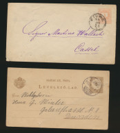 Ungarn Lot Von 3 Ganzsachen Hungary Lot Of 3 Postal Stationery - Brieven En Documenten