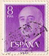 1955 - 1956 - ESPAÑA - GENERAL FRANCO - EDIFIL 1162 - Gebruikt