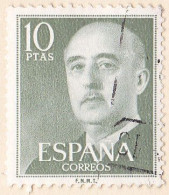 1955 - 1956 - ESPAÑA - GENERAL FRANCO - EDIFIL 1163 - Oblitérés