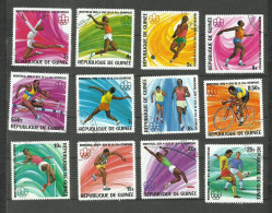 GUINEE N°560 à 571 Cote 6.85€ - Guinée (1958-...)
