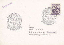 Österreich. Sonderstempel GARS Am Kamp Zur Garser Briefmarken-Ausstellung 1961, Motiv Jäger Mit Hund - Other & Unclassified