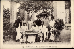 CPA Sri Lanka Ceylon, Trincomalia, Missionare Und Christen - Sri Lanka (Ceylon)