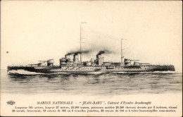 CPA Französisches Kriegsschiff, Jean Bart, Cuirasse D'Escadre - Other & Unclassified