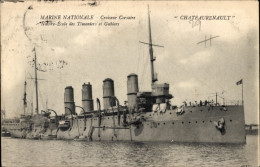 CPA Französisches Kriegsschiff, Chateaurenault, Croiseur Corsaire - Andere & Zonder Classificatie