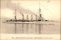 CPA Französisches Kriegsschiff, Mulhouse, Croiseur Leger - Sonstige & Ohne Zuordnung
