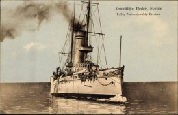 CPA Niederländisches Kriegsschiff, Hr.Ms. Evertsen, Pantserdekschip - Sonstige & Ohne Zuordnung
