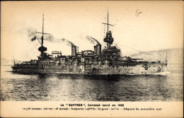 CPA Französisches Kriegsschiff, Suffren, Cuirasse - Andere & Zonder Classificatie