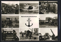 AK Grossenbrode, Marineküstendienstschule, Sandstrasse 110, Krad Ausbildung  - Krieg