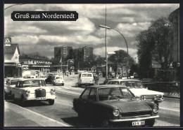 AK Norderstedt, Autos An Kreuzung Am Ochsenzoll, Shell Tankstelle  - Norderstedt