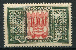 Monaco ** Taxe N° 39 - Segnatasse