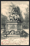 AK Hamburg-Neustadt, Kriegerdenkmal Mit Kranzschmuck  - Mitte