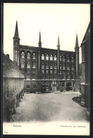 AK Lübeck, Nordfassade Am Rathaus  - Luebeck