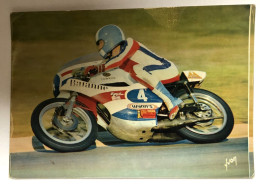 Carte Postale - Pilote Moto CHEVALIER Olivier Sur Moto YAMAHA TZ 350 - MAGNY COURS 18 JUIN 1972 - Sport Moto