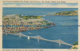 R046879 San Francisco Oakland Bay Bridge. San Francisco. The Pacific. Golden Gat - Monde
