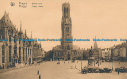 R046934 Bruges. Grand Place. Ern. Thill. Nels - Monde