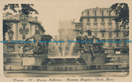 R046939 Torino. Piazza Solferino. Fontana Angelica. A. Traldi - Monde