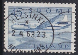 Aircraft Convair 440 Over Lake Landscape - 1963 - Used Stamps