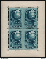 Hungary 1948 Mi 1034 BL 4x **  MNH - Nuevos