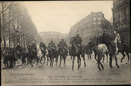 CPA Paris, 1. Mai 1906, Place De La République, Les Dragons - Autres & Non Classés