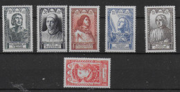 FRANCIA 1946 " CELEBRITA' " SERIE COMPLETA 6 VALORI INTEGRI  ** MNH LUSSO C2055 - Unused Stamps
