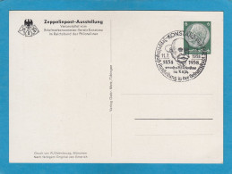 ZEPPELINPOST AUSSTELLUNG IN DER GEBURTSSTADT ZEPPELINS KONSTANZ, 1938. - Private Postal Stationery