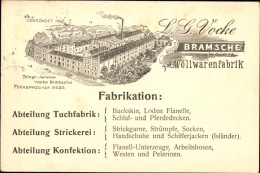 CPA Bramsche In Niedersachsen, Wollwarenfabrik L. G. Vocke - Autres & Non Classés