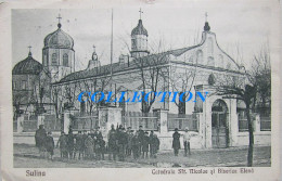 SULINA 1920, CATEDRALA Sft. NICOLAE, Biserica ELENA, Necirculata, Rar Exemplar - Roumanie