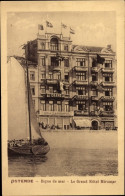 CPA Ostende Westflandern, Segelboot, Grand Hotel Miramar - Other & Unclassified