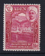 Aden - Hadhramaut: 1942/46   Sultan   SG4   1½a       MH - Aden (1854-1963)