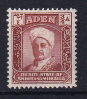 Aden - Hadhramaut: 1942/46   Sultan   SG2   ¾a       MH - Aden (1854-1963)