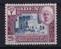 Aden - Hadhramaut: 1942/46   Sultan   SG10   2R       MNH - Aden (1854-1963)