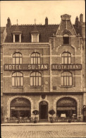 CPA Ypres Westflandern, Hotel Du Sultan, Grand Place - Other & Unclassified