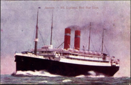 CPA Antwerpen Antwerpen Flandern, Dampfschiff SS Lepland, Red Star Line - Other & Unclassified
