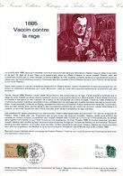 " VACCIN CONTRE LA RAGE / PASTEUR " Sur Document Philatélique Officiel De 1985 N° YT 2371. DPO à Saisir !!! - Louis Pasteur
