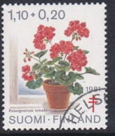 Geranium (Pelargonium Zonale) - 1981 - Used Stamps