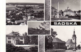 Czech Republic, Sadská, Palackeho Námestí, Kostel, Detská Lečebna, Polygrafie, Okres Nymburk, Used 1973 - Tchéquie