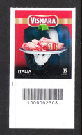 Italia   -  2023. Barre. Prosciutti Vismara. Hams. With Barcode.  MNH - Alimentación