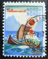 Norvège - Vignette "Velkommen Til Nord-Norge" Avec Oblitération Polaire (voir Description) - Voilier - Bateau - Bateaux