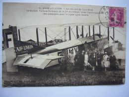 Avion / Airplane / AIR UNION /  Goliath Farman-Salmson / Seen At Bron Airport / Aéroport / Flughafen - 1919-1938: Entre Guerres
