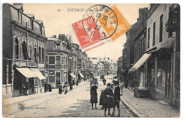 Cpa...Fourmies...(nord)...rue Saint-louis...1922...animée... - Fourmies