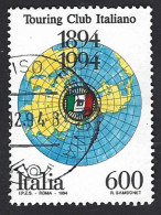 Italia 1994; Centenario Del Touring Club Italiano ; Usato - 1991-00: Usados