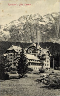 CPA Lago Di Carezza Karersee Südtirol, Hotel Latemar - Otros & Sin Clasificación