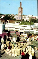 CPA Tanger Marokko, Zoco Fuera, Markt - Autres & Non Classés