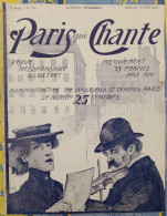 REVUE PARIS QUI CHANTE 1905 N°130 PARTITIONS - Partituras