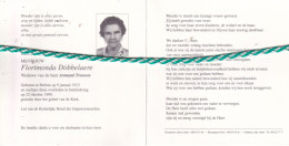 Florimonda Dobbelaere-Trenson, Bellem 1913, 1999. Foto - Obituary Notices