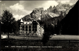 CPA Carbonin Schluderbach Toblach Dobbiaco Südtirol, Hotel Croda Rossa, Monte Cristallino - Andere & Zonder Classificatie
