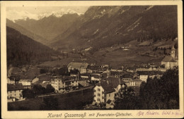 CPA Colle Isarco Gossensaß Brenner Brennero Südtirol, Totalansicht, Feuerstein-Gletscher - Autres & Non Classés