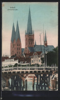 AK Lübeck, Dankwartsbrücke Und Kirche  - Lübeck