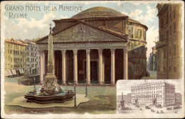 CPA Roma Rom Latium, Grand Hotel De La Minerve - Sonstige & Ohne Zuordnung